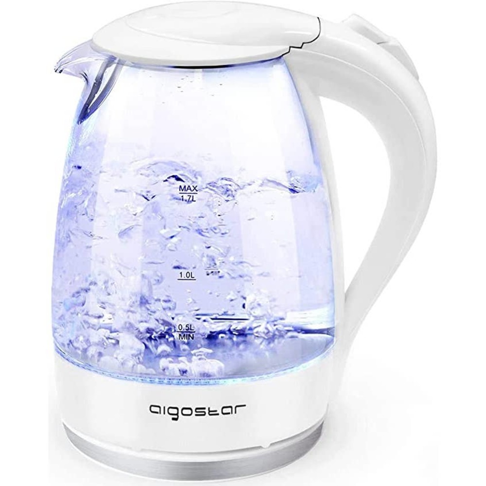 Aigostar Electric Kettle, 1.7L, Auto Shutoff, Boil-Dry Protection,  Cordless